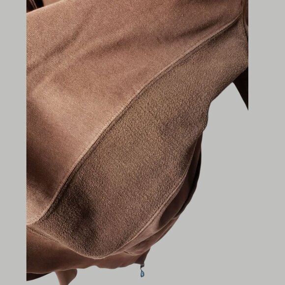 Paul Frank Vtg  Zip-Up Hoodie Fleece Lined With  Embroidery Brown Xlarge - Picture 5 of 13